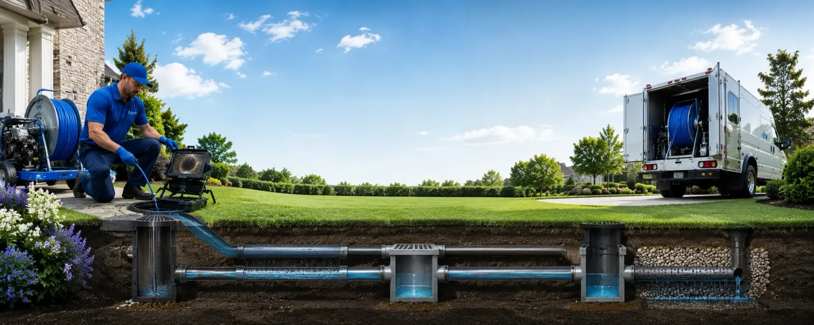 Outdoor drain cleaning information for Hollandale, MS